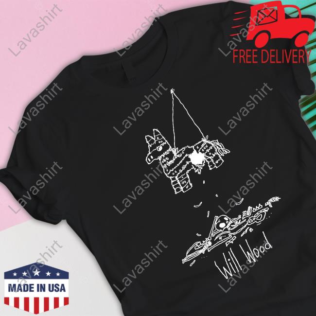 Official Will Wood Merch Skeleton Piñata Leftover Tour Shirt