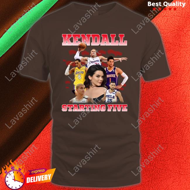 Official Kim Kardashian Kendall Starting Five T-Shirt Kendall Jenner