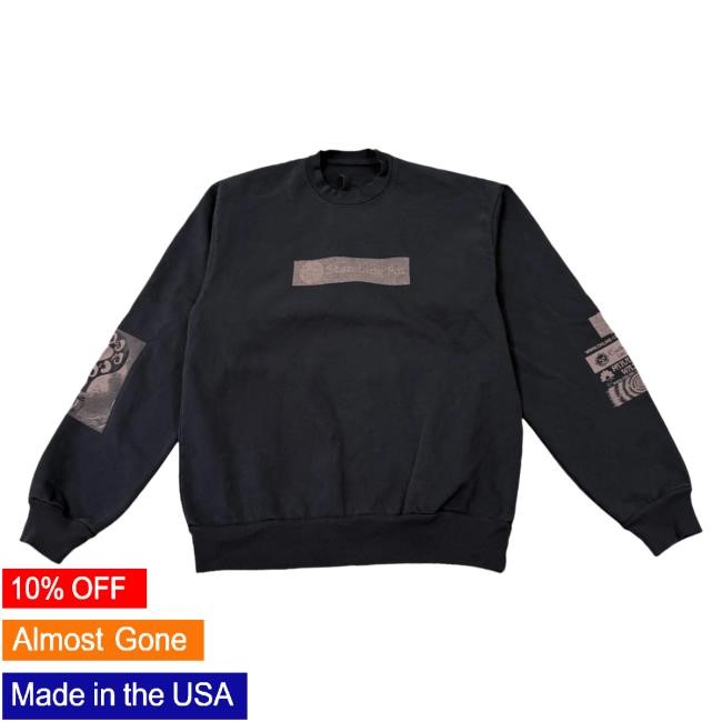 Official Travis Scott Merch Store Shop Travis Scott CJ X ONLINE CERAMICS UTOPIA Pullover Sweatshirt TravisScott