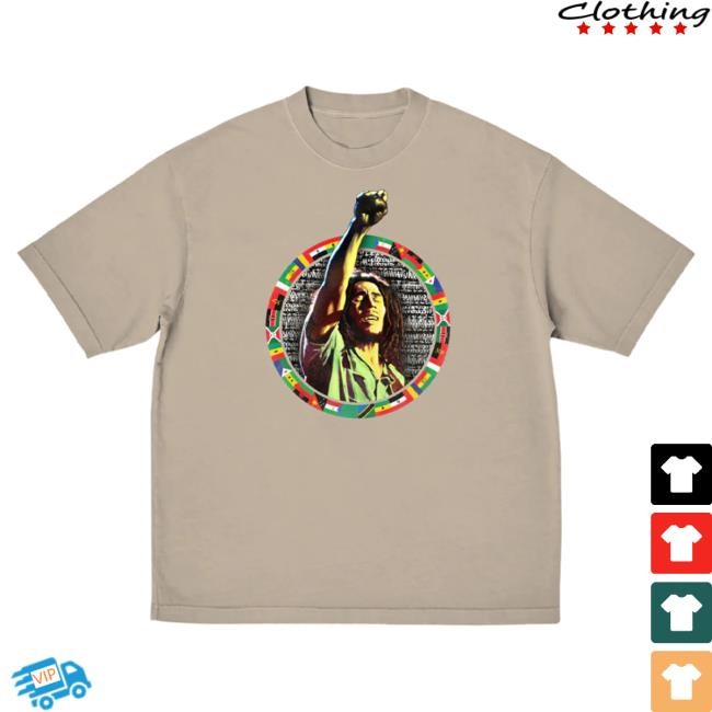 Official Bob Marley Merch Store Bob Marley Survival World Tour T Shirt