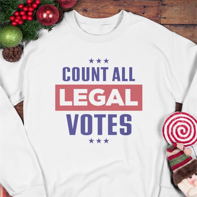 Johnrockshomes John M. Cameron White Count All Legal Votes shirt