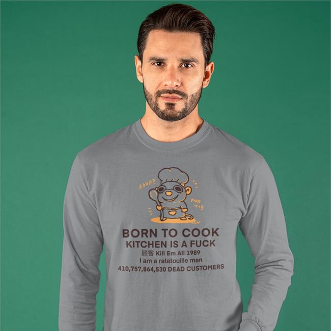 Born To Cook Kitchen Is A Fuck T Shirt Buttercreamren