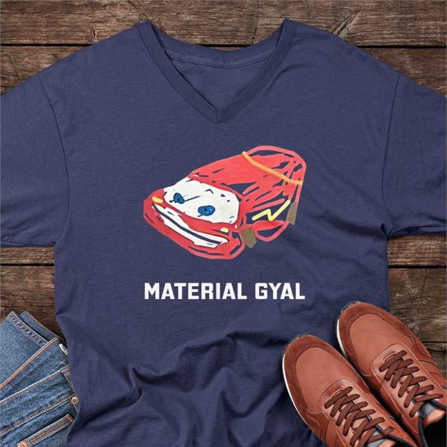 Official Lightning Mcqueen Twitchcon Material Gyal Shirt Darkeyebrowss