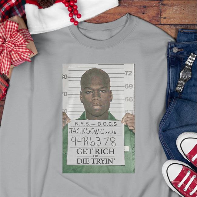 Mug Shot Jackson Curtis Get Rich Or Die Tryin T Shirt G Unit Brands Merch 50Cent
