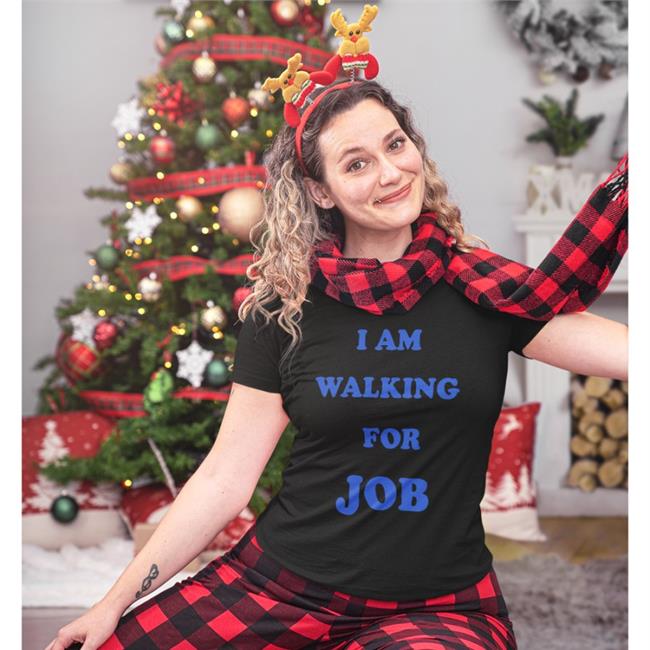 BJP4India I Am Walking For Job Shirt Black Rohan Gupta I Am Walking For Job T Shirt