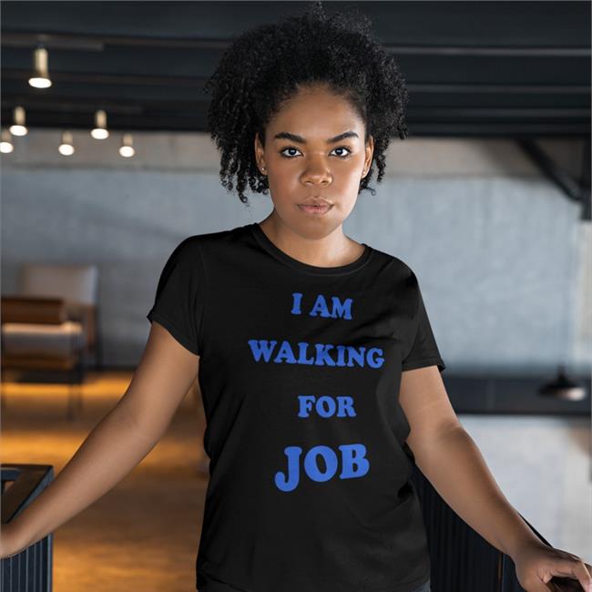 BJP4India I Am Walking For Job Shirt Black Rohan Gupta I Am Walking For Job Shirt 2022