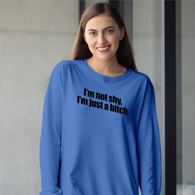 I'm Not Shy I'm Just A Bitch T Shirt Red Giridivine