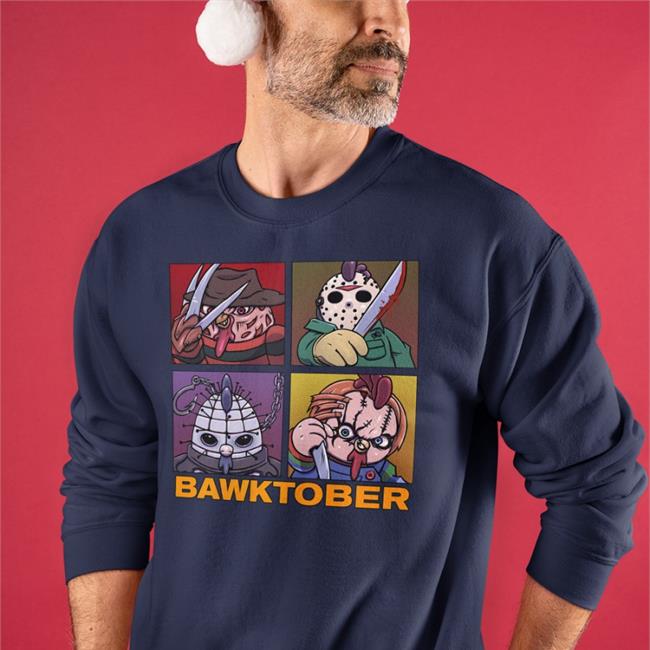 Chicken Slashers Bawktober Long Sleeve