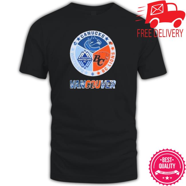 Canucks Bc Lions Vancouver City Legend Champions Tee