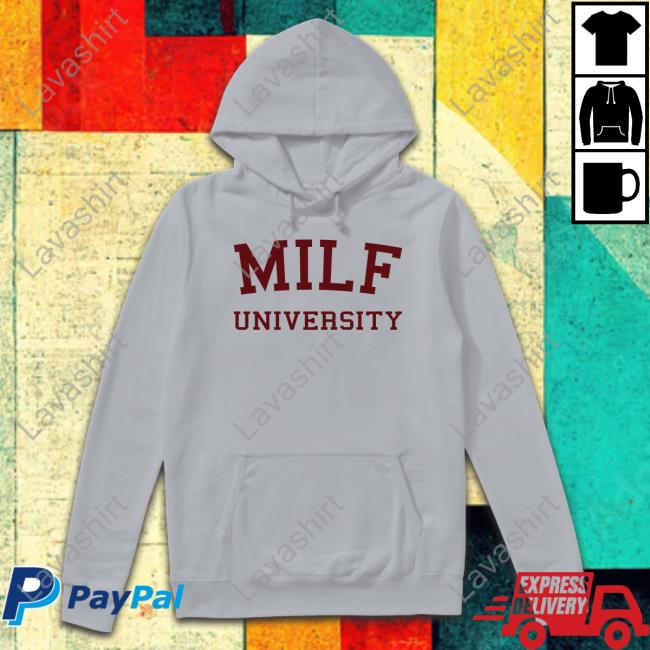 Official Milf Shop Milf University T-Shirt Lexi Idroptweetshere