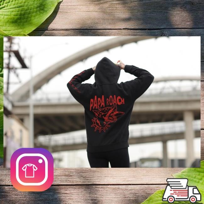 Official Papa Roach Merch Owner Hoody (Black)