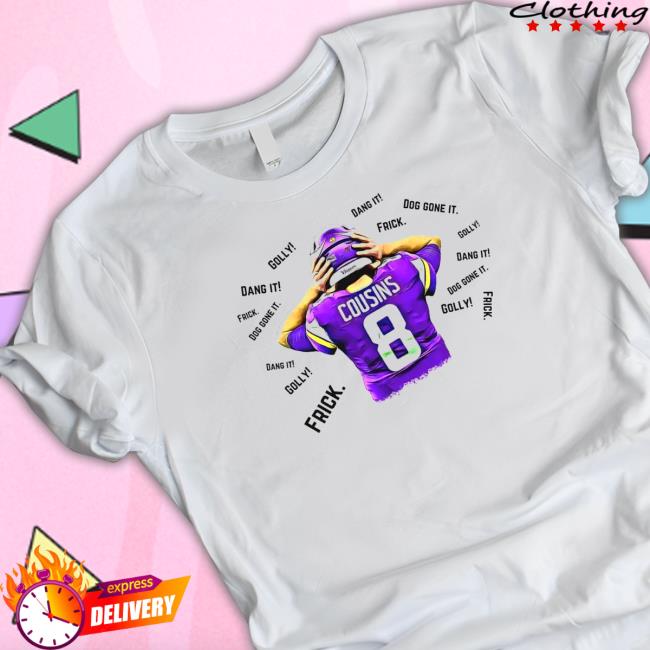 Official Minnesota Vikings Kirk Cousins Football Tee Minnesota Vikings Kirk Cousins Football Hooded Sweatshirt