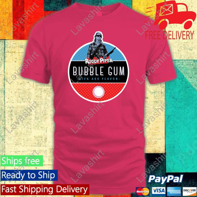 Pro Wrestling Tees Roddy Piper Bubble Gum Kickass Flavor Shirt Diamond Dallas Page