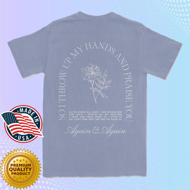 Official Brandon Lake Merch Store Gratitude Women's Attractive Shirt - Lavender Blue Brandon Lake Apparel Clothing Shop Brandonlake