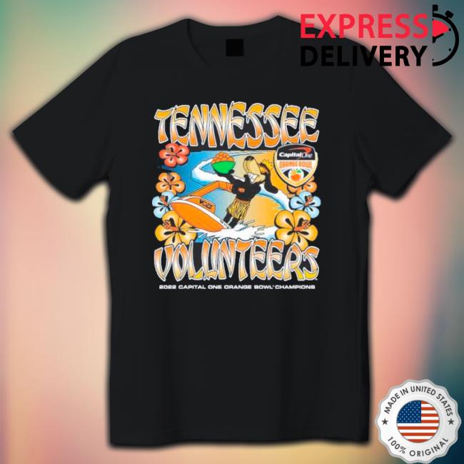 Tennessee Volunteers 2022 Capital One Orange Bowl Champions T shirt