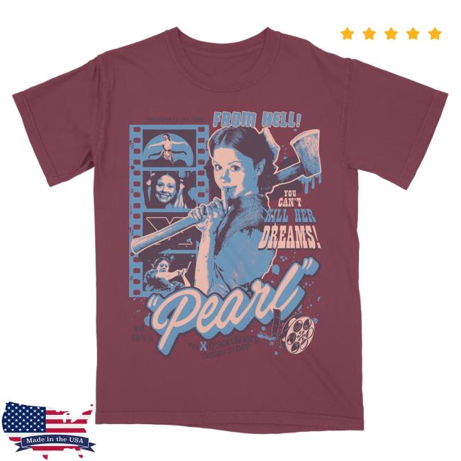 Official Studiohouse Designs Merch Store Pearl Popover Shirt Red Studiohouse Designs Apparel Clothing Shop StudiohouseDesigns