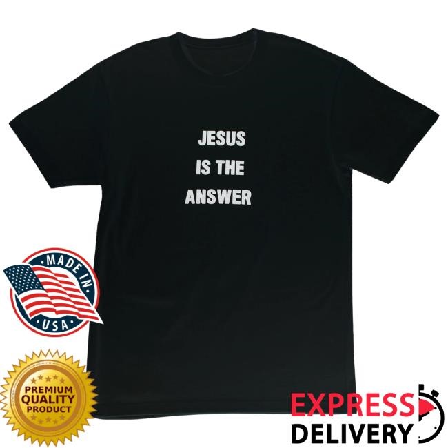 Official Zauntee NEW ‘Jesus Is The Answer’ - New Shirt (White)