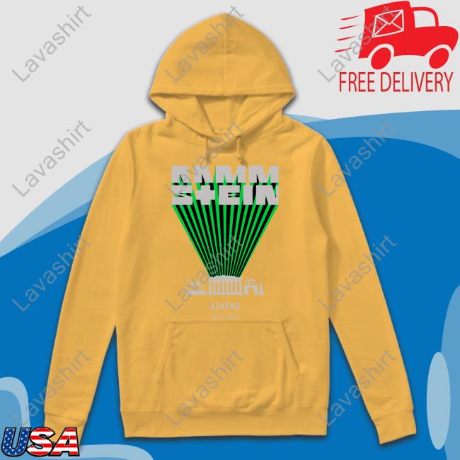 Rammstein Merch Europe Stadium Tour 2024 Athens Shirt