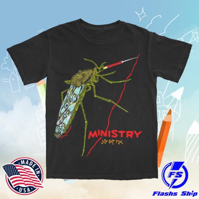 Just One Fix New T-Shirt (Black) Official Ministry Merch