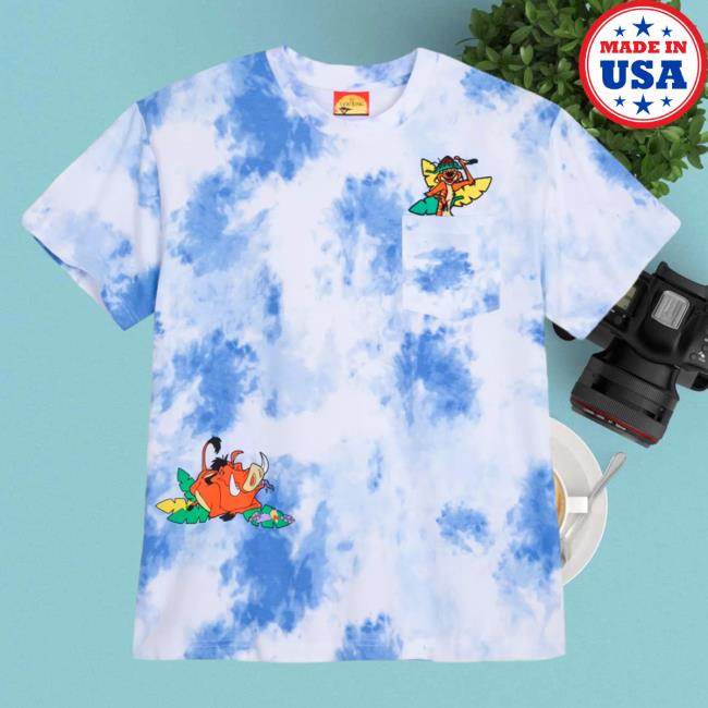 Official Clothing Store Merch Shop Disney Timon and Pumbaa Tie Dye T-Shirts ShopDisney