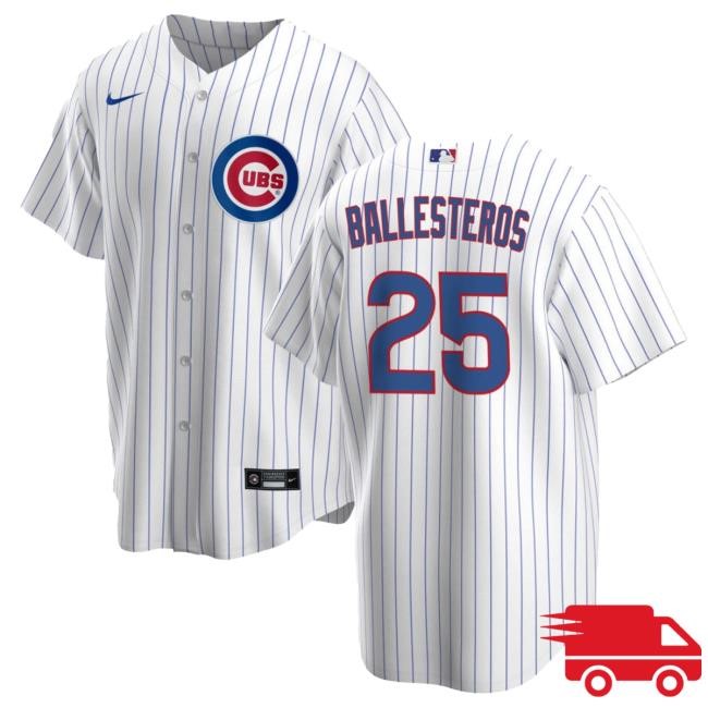 Chicago Cubs Moisés Ballesteros 150th Home Limited Jersey 2026