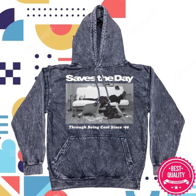 Official Saves The Day Merch Saves The Day Couch Pullover Sweatshirt