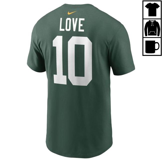 Official Green Bay Packers Nike #10 Jordan Love Home Shirt GreenBay