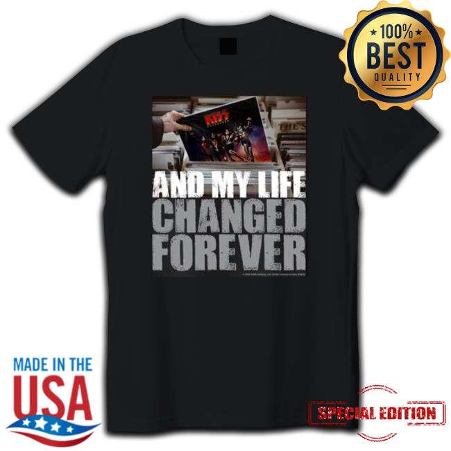 Official And My Life Changed Forever Destroyer Kiss Band Sweatshirt