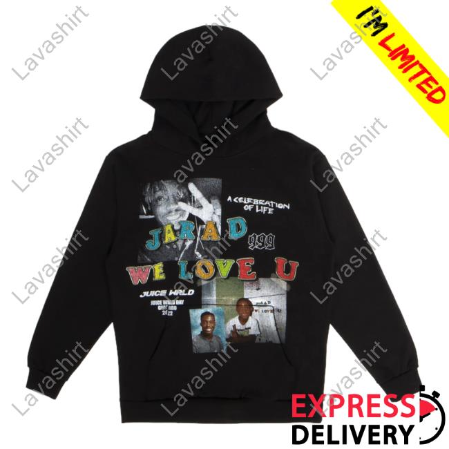 Official Juice Wrld 999Club Clothing Merch Store Shop Jarad Vip Crew neck Sweatshirt