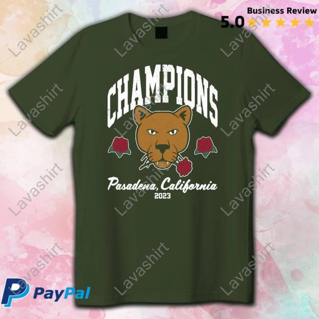 Official Champions Pasadena California 2023 Ps Bowl Champs Shirt Barstool Sports