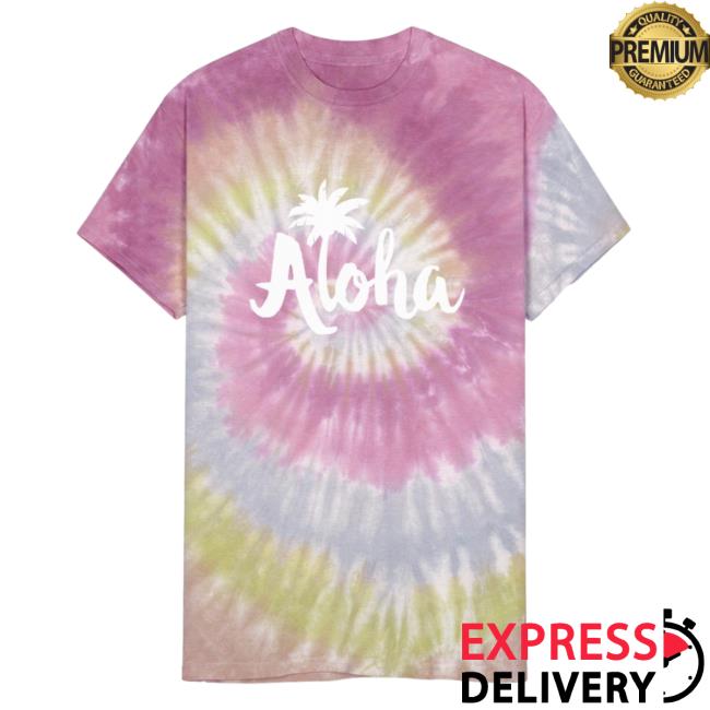 Spreadshirt Shop Store Vintage Aloha Beach Hot Shirt Hawaii Beach Tropical Unisex Tie Dye Hot Shirt Spread Shirt Merch
