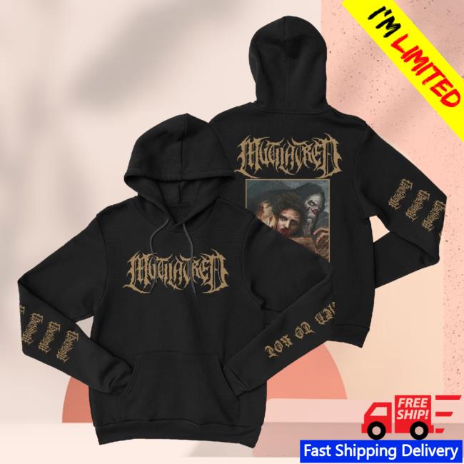 Official Night Shift Store Shop Mutilatred - Determined To Rot Crew neck Sweatshirt Nightshift Merch