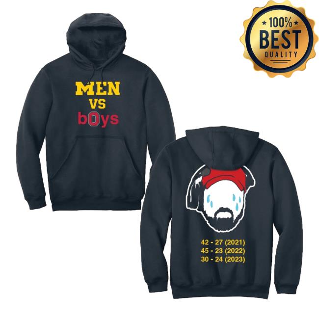 Men Vs Boy Long Sleeve Hoodie