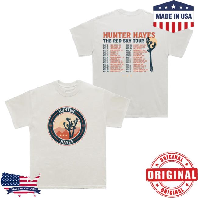 Official Hunter Hayes Store Hunterhayes Badge Tour Attractive Shirt