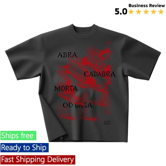Lady Gaga Abracadabra Hat Tee | Lady Gaga Merch Store Shop Official