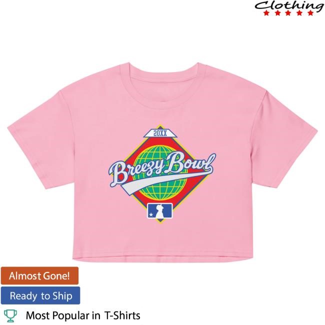 Official Chris Brown Shop BREEZY BOWL STADIUM Women’s crop top Tees Bubblegum ChrisBrown