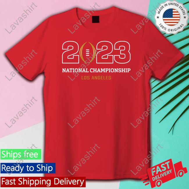 Official 2023 National Championship Los Angeles Black Shirts