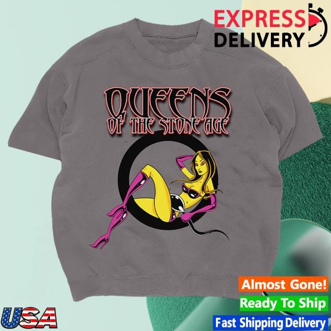 Official Qotsa Merch Store Queens Of The Stone Age Songs For The Deaf Short Sleeve Attractive Shirt Qotsa Apparel Shop