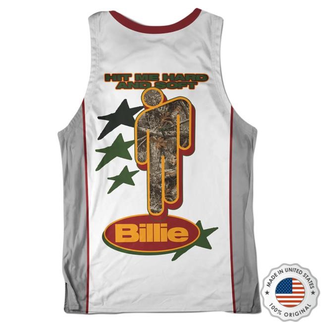 Official Billie Eilish Merch Store Shop Billie Eilish Camo Blohsh Basketball Jersey Shirt BillieEilish