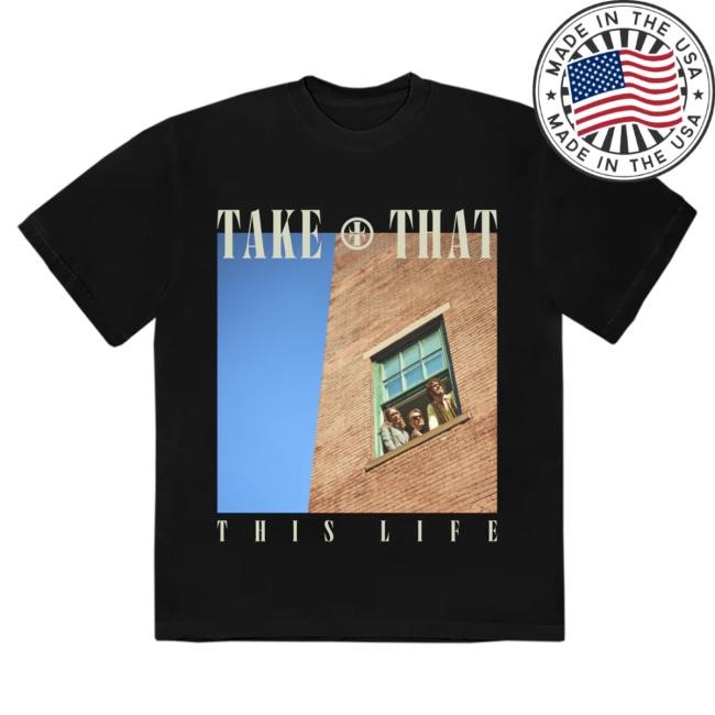 Official Take That Merch Store Take That Black This Life Album Tshirt