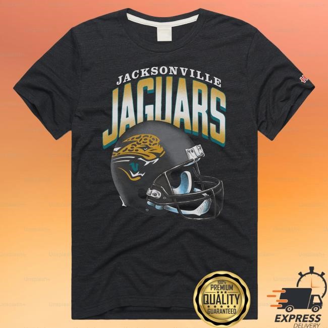 Jacksonville Jaguars Gradient Helmet Shirt Homage | Jacksonville Jaguars Official | NFL Football