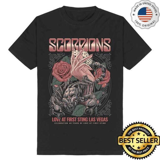 Scorpions Official Merch Store Love At First Sting Las Vegas Gamble Tees Scorpions Clothing Shop Scorpions Apparel