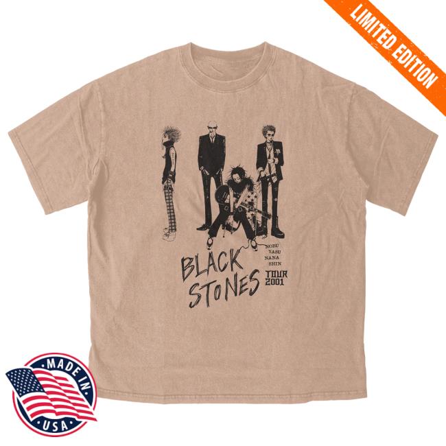 Black Stones 2001 Tour Tee
