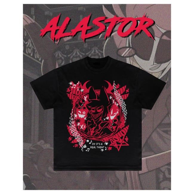 Official Cloudeelle "Alastor" - Oversized Tees Front Print