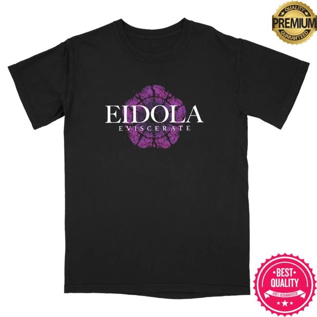 Official Eidola Flower Hypno Black Tees