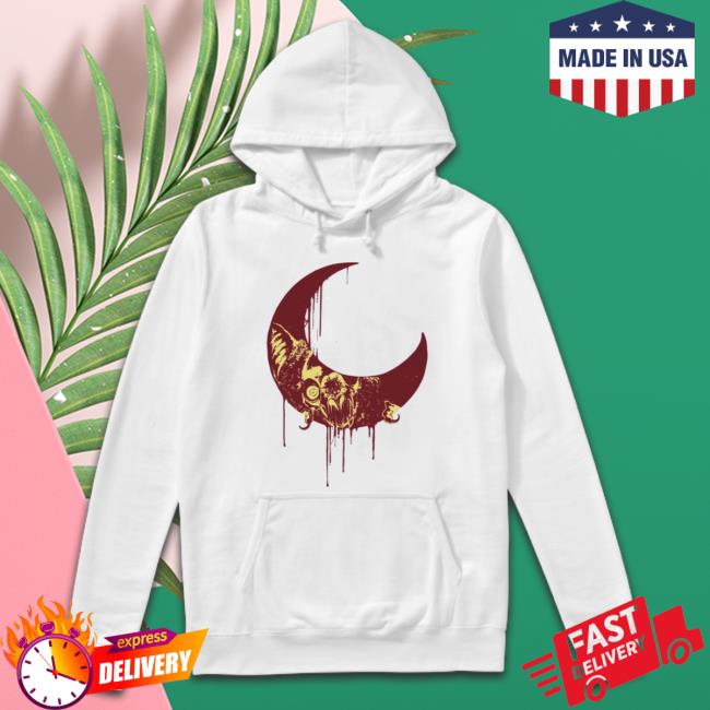Mxmorggo Blood Red Moon Hooded Sweatshirt Mxmorggo Blood Red Moon Shirt