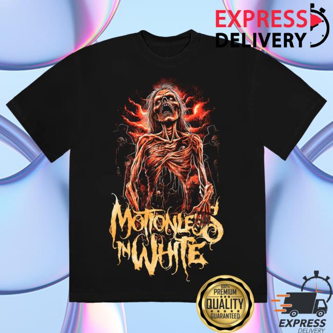 Motionless In White Merch Zombie Shirt 2023