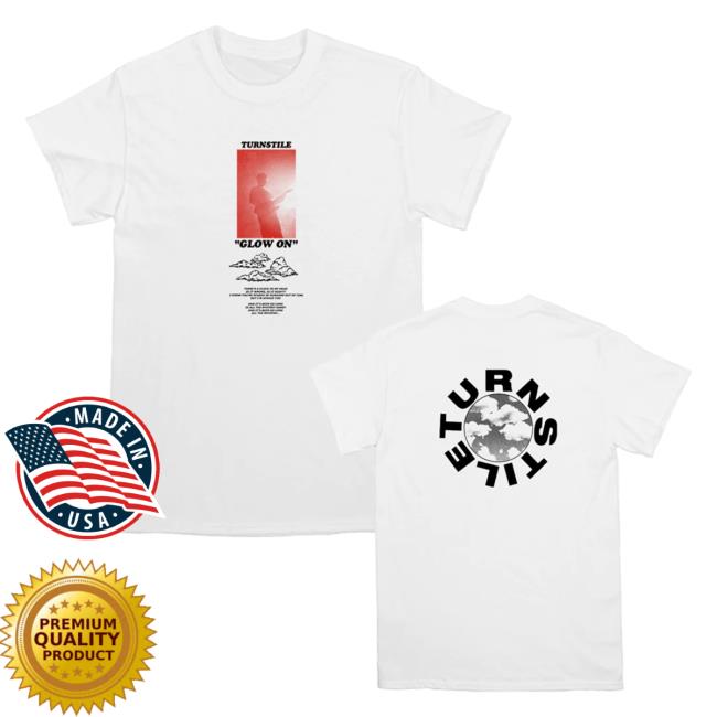 Official Turnstile Merch Turnstile Black "Glow On" T-Shirt