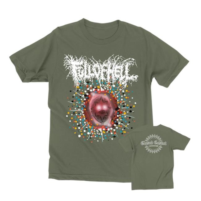 Official Full Of Hell Shop Merch Full of Hell - Gasping Dust New Shirt