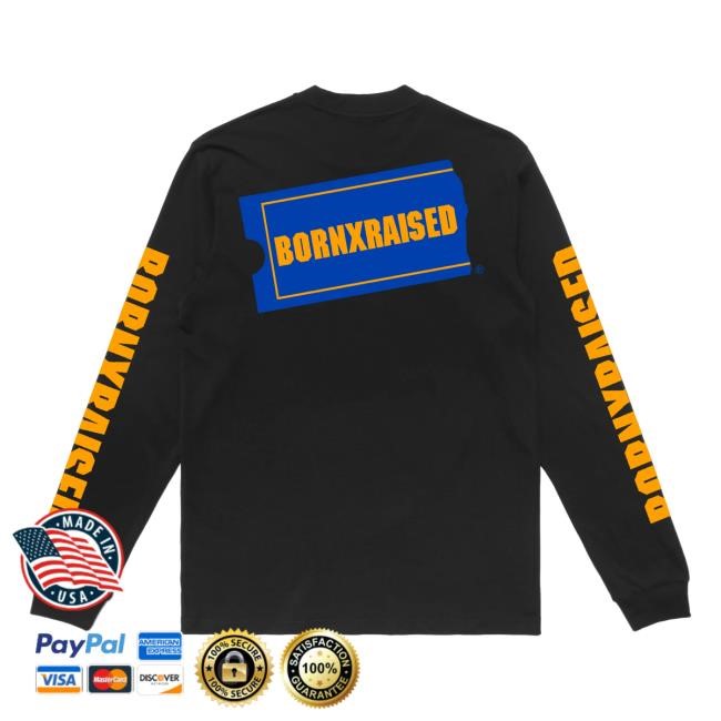 Official Born X Raised Merch Store Shop Born X Raised Popcorn LS Tee: Black BornxRaised
